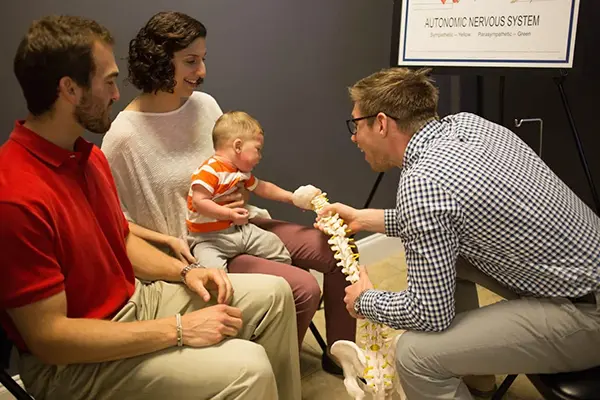 Chiropractor Wall Township NJ Anthony Pellegrin with a Family Spine