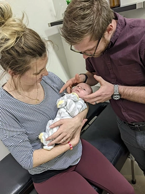 Chiropractor Wall Township NJ Anthony Pellegrino With Baby And Mother